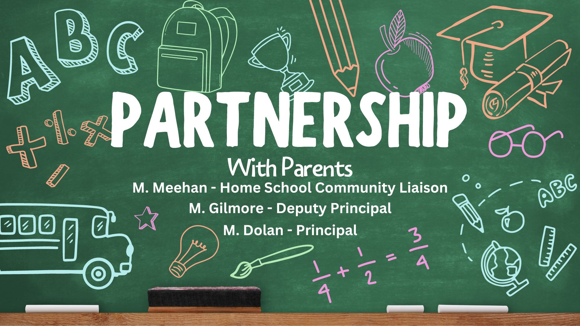 Partnership with Parents Wed 22nd 2024